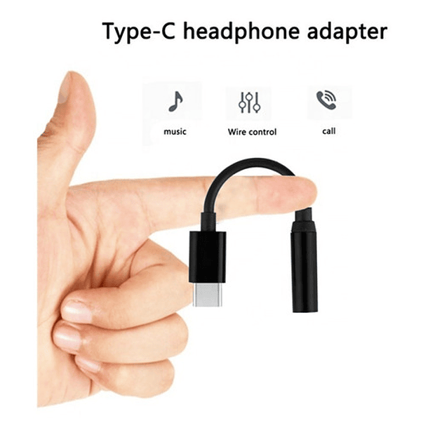 Adaptador Usb Tipo C A Jack 3.5mm Compatible Con Samsung