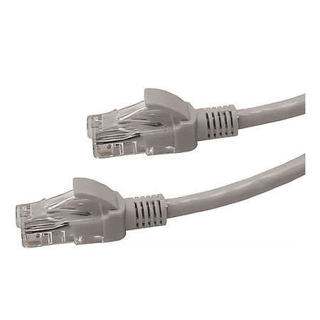 Cable De Red / Patch Cord Certificado Cat6 15 Mts Gris