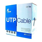 Cable De Red Utp Cat5e 24 Awg Caja De 305 Mts Xtech  3