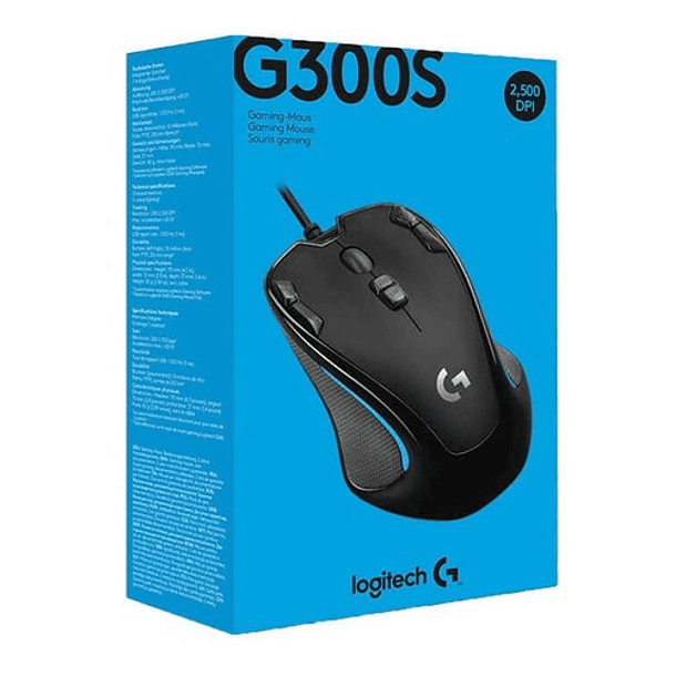 Logitech Ratón Gaming G300S Negro