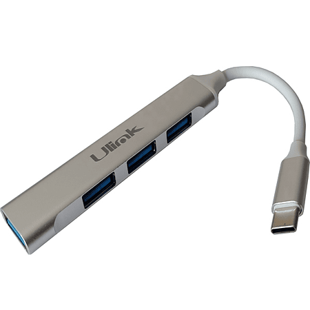 HUB USB Tipo C con 4 Puertos USB 3.0 y USB 2.0