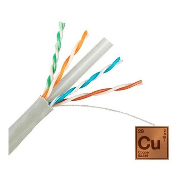 Cable De Red Utp Cat6 Caja De 120mts 100% Cobre / Premium 2