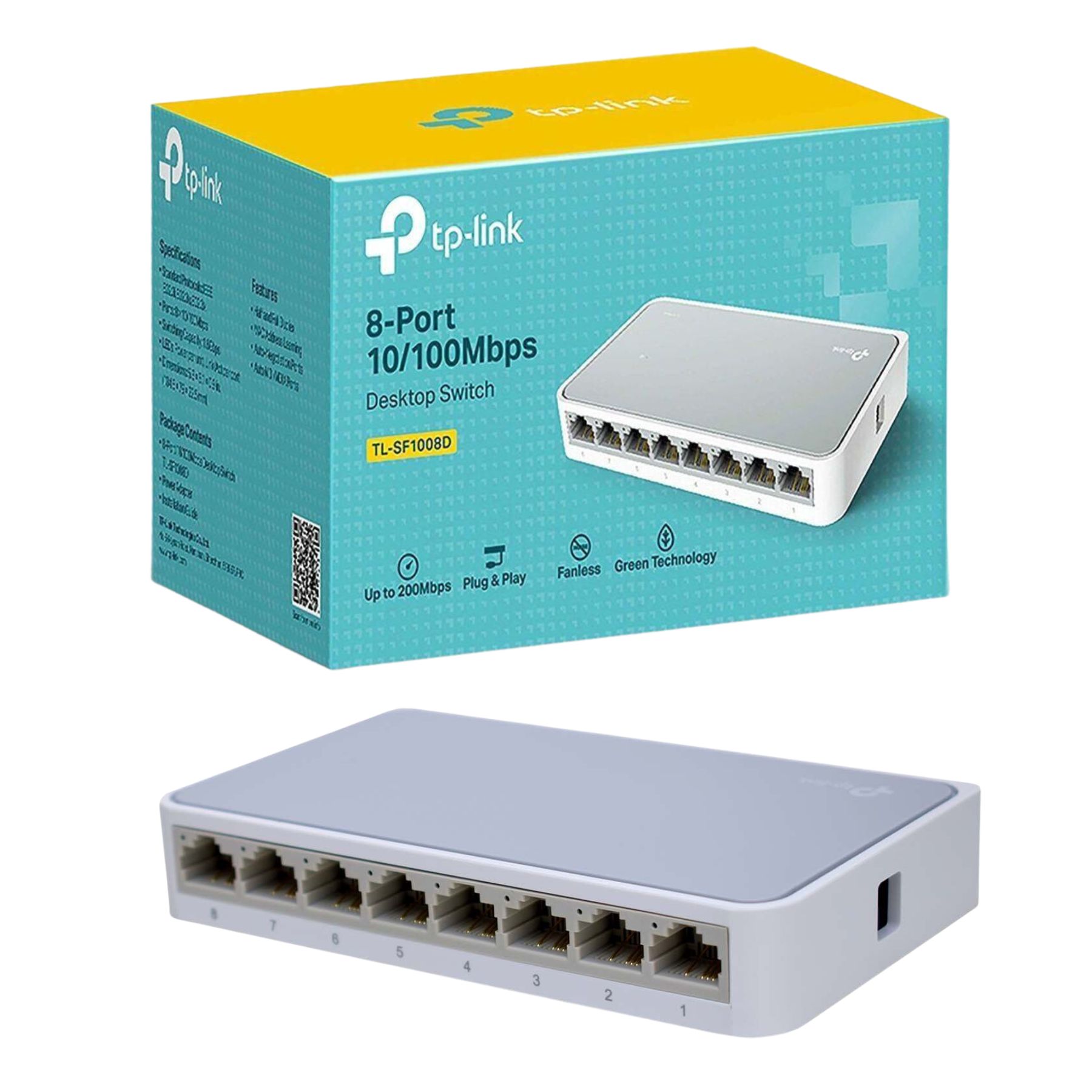 Switch 8 Puertos 10/100 Tp-Link TL-SF1008D