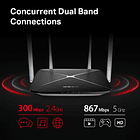 Router Dual Band Gigabit AC1200 Mercusys AC12G 3