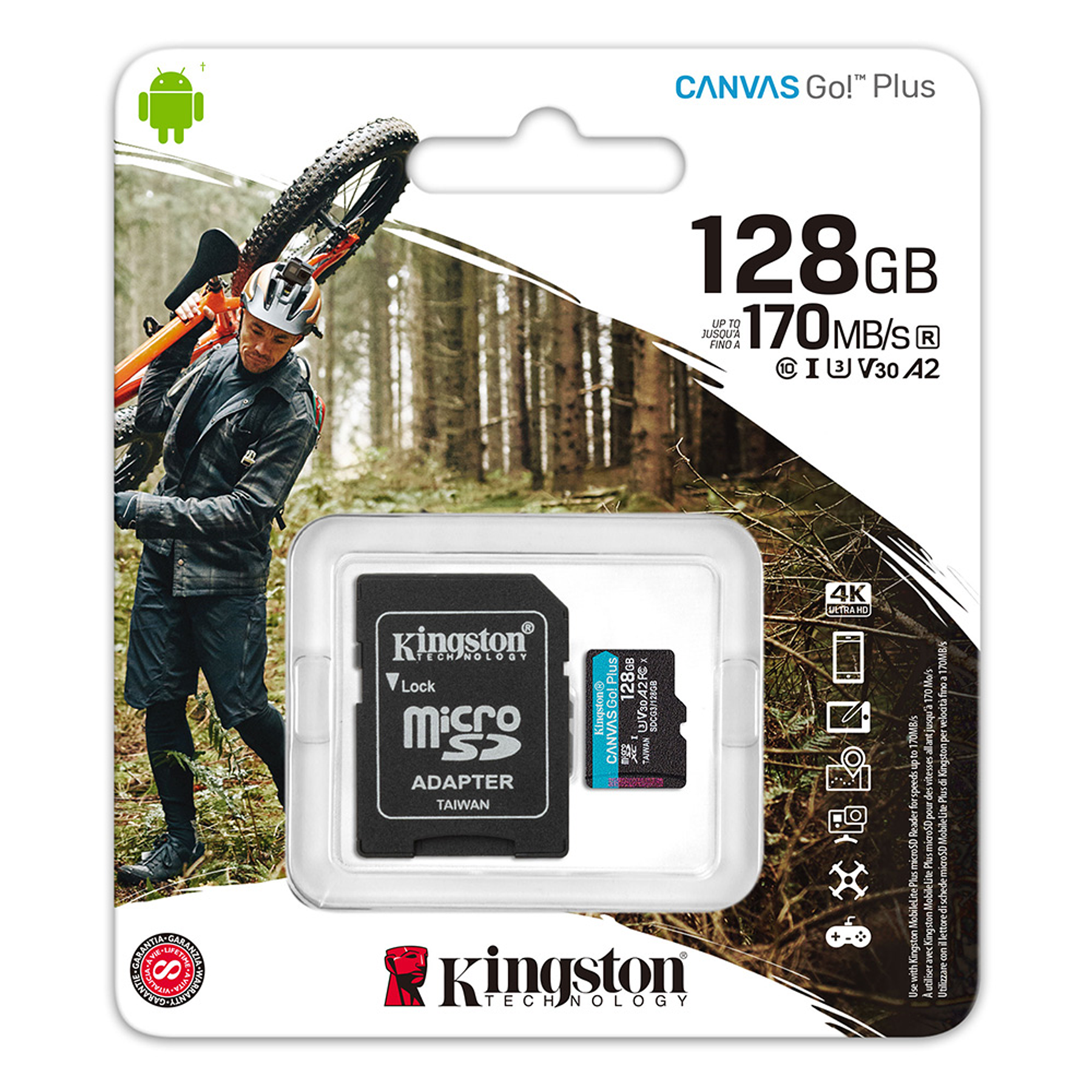 Memoria MicroSD 128GB Canvas Go Plus SDCG3/128GB