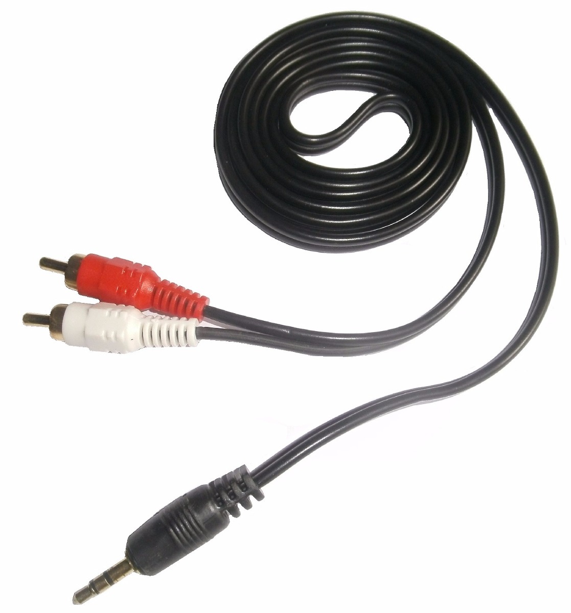 Cable De Audio Plug 3.5mm A 2 RCA 1,5 Metros