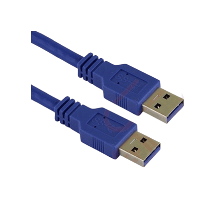 Cable Usb 3.0 Macho a Macho 1 Metro Azul