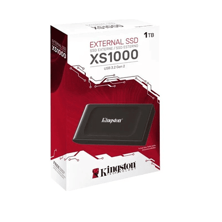 Disco Duro SSD Externo 1TB USB 3.2 Kingston XS1000