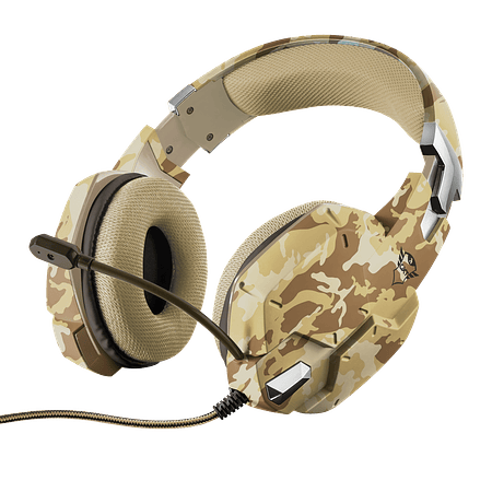 Audifonos Gamer Trust Gxt322D Carus Desert