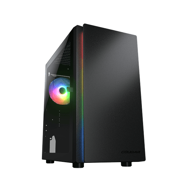 Gabinete Cougar Case Purity Negro con Luz RGB 2