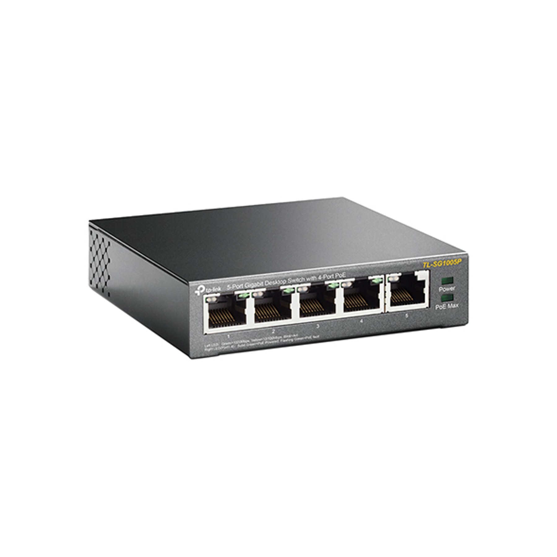 Switch 5 Puertos 4 PoE+ Gigabit  Tp-Link TL-SG1005P