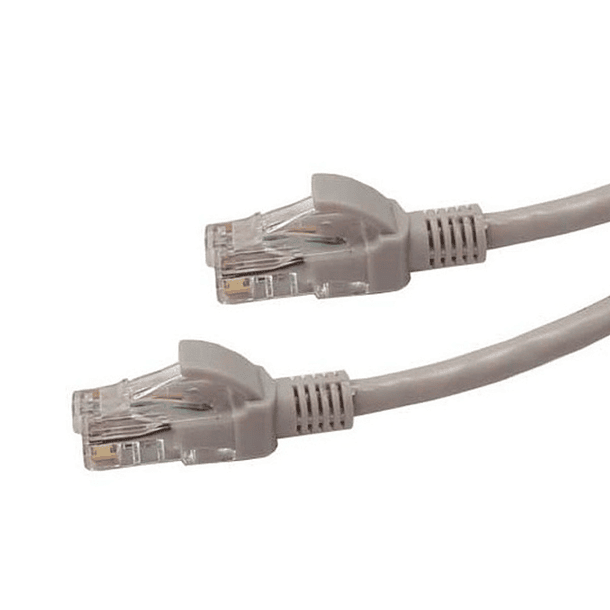 Cable De Red / Patch Cord Certificado Cat6 2 Mts Gris