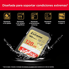 Tarjeta de Memoria SD 128GB SanDisk Extreme SDXC UHS-I  4