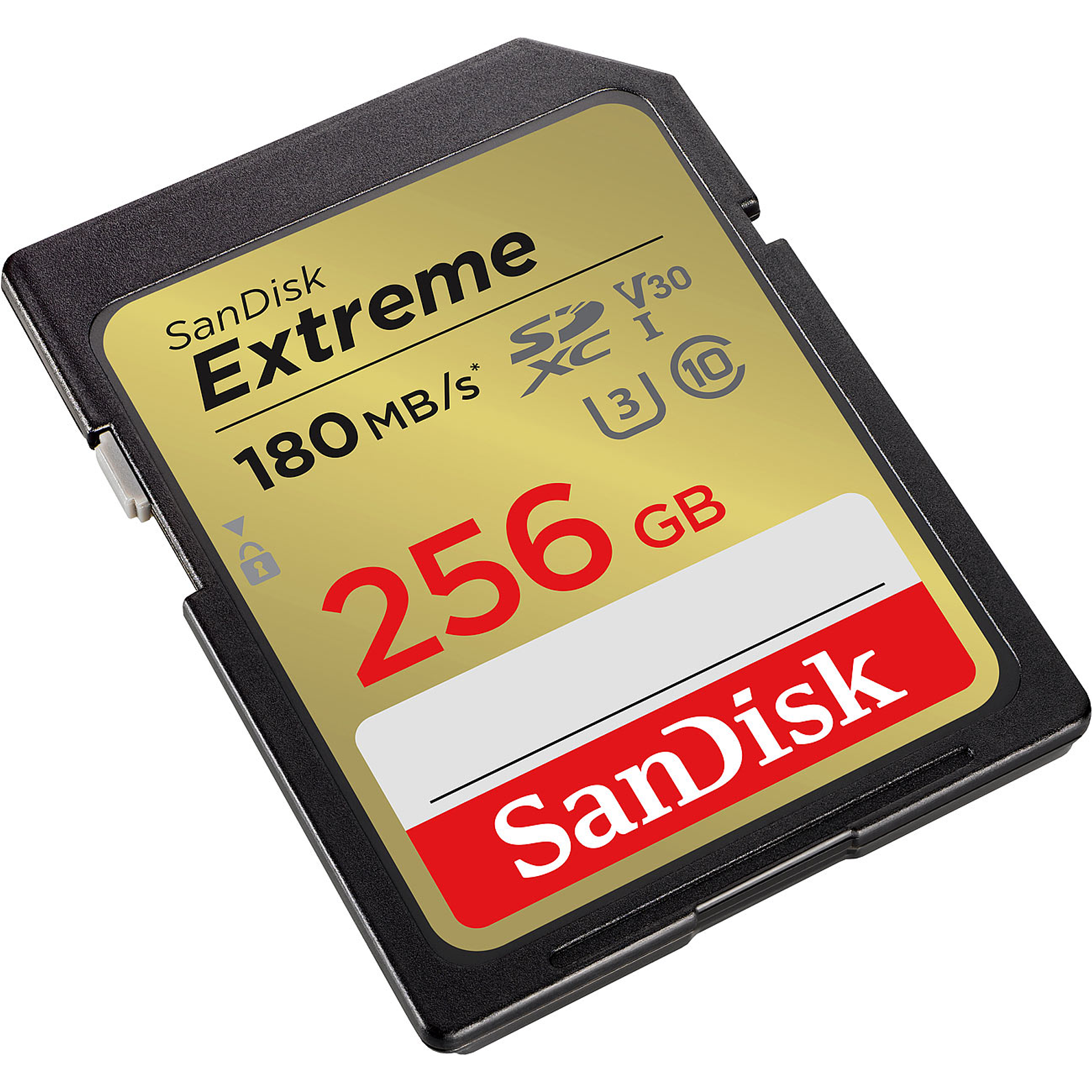Tarjeta de Memoria SD Extreme 256GB SanDisk 180MB/s SDXC UHS-I