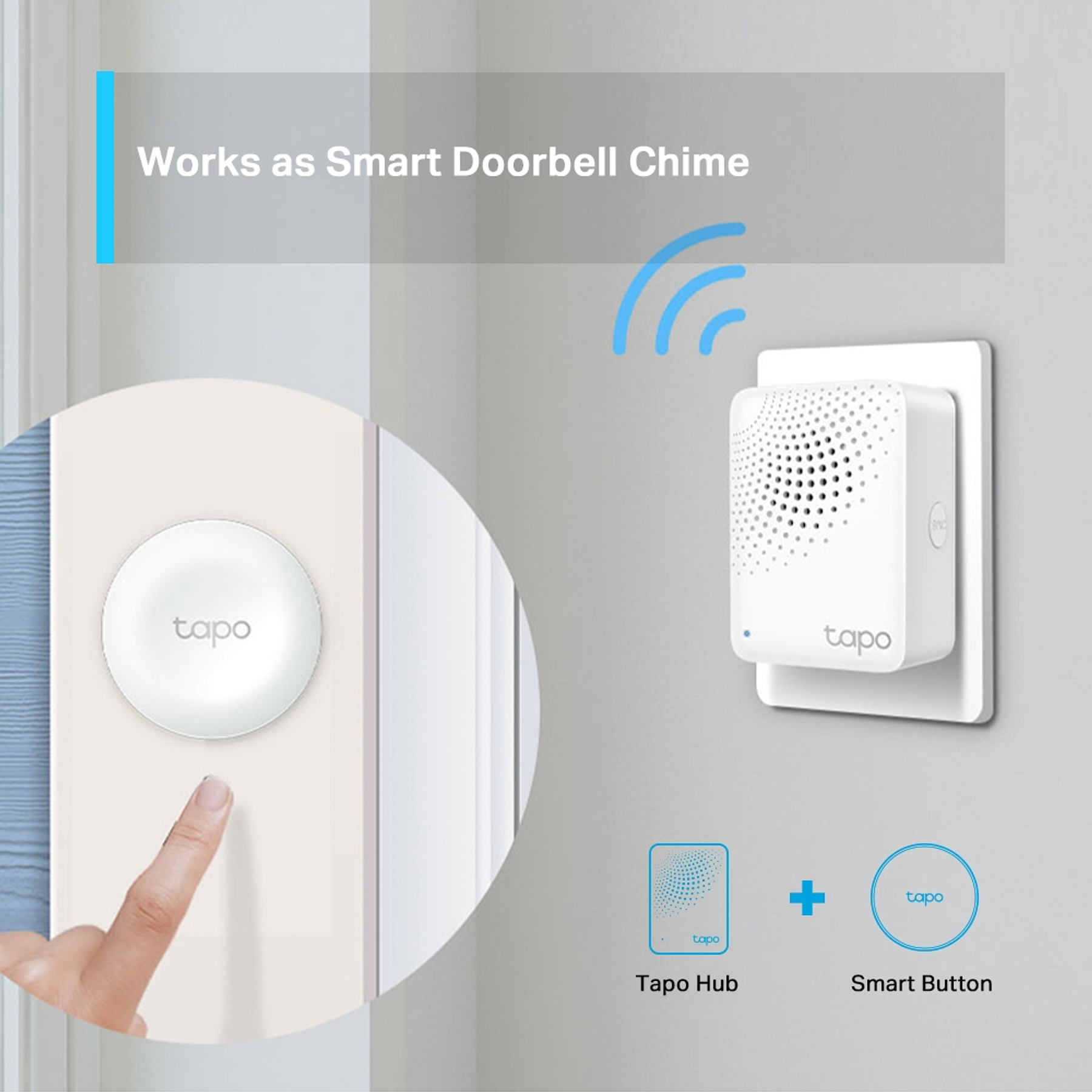 Smart Hub IoT con Alarma Tapo H100