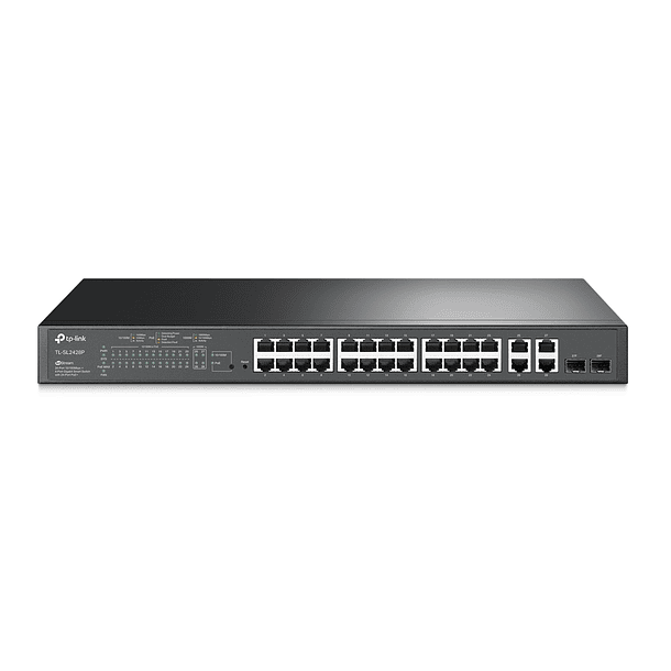 Switch Inteligente 24 Puertos PoE+ 4 Puertos gigabit + 2 SFP TL-SL2428P Omada 1