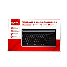 Teclado Inalámbrico con Touchpad Bluetooth 5.0 y 2,4Ghz Recargable 6