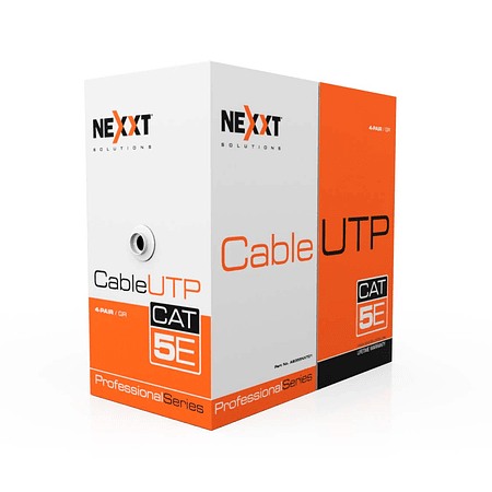 Cable de Red UTP Cat5e 100% Cobre 305Mts 24AWG Nexxt Azul