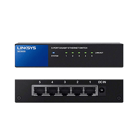 Switch 5 Puertos Gigabit Linksys Metálico SE3005