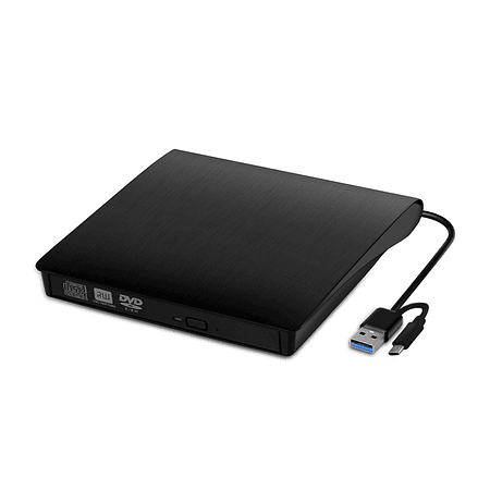 Lector y Grabador de CD/DVD USB Dual - Modelo UT-RD12X, Alta Velocidad