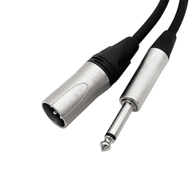 Cable de audio XLR macho a Plug mono de 3m UL-MIC-XJ4003