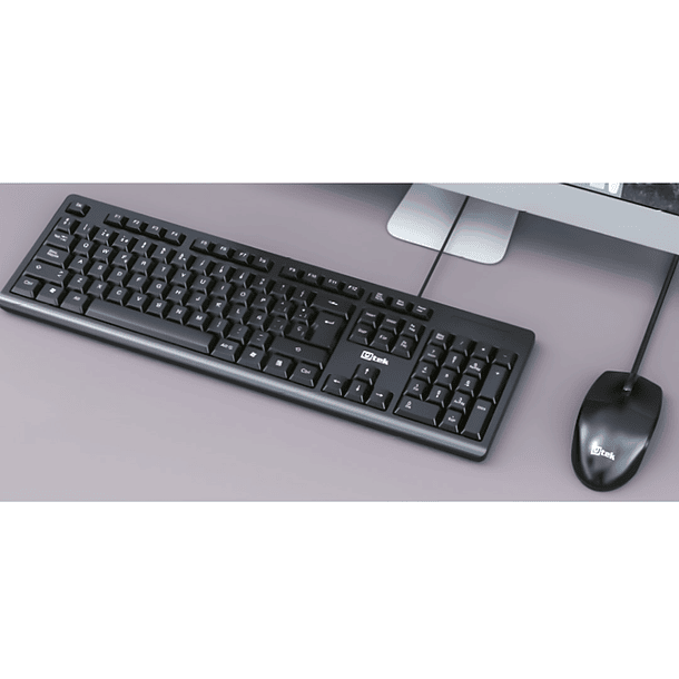 Kit Teclado y Mouse Alámbrico USB UT-KTD250 2