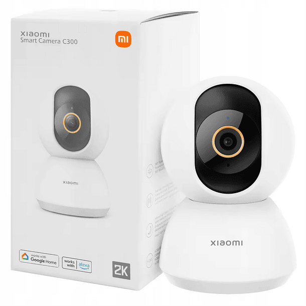 Camara de Seguridad Motorizada Xiaomi Interior 3MP 2K C300 3