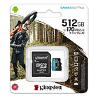 Tarjeta De Memoria 512GB Canvas Go plus 170MB/s SDCG3/512GB 1