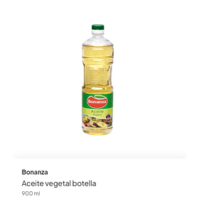 Aceite vegetal bonanza 