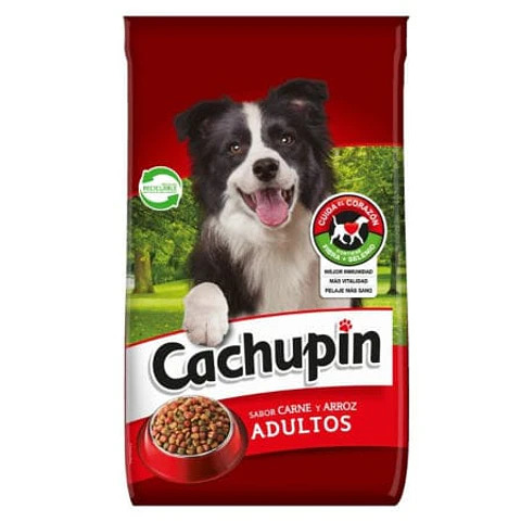 Alimento Seco Perro Adulto Carne y Arroz Bolsa 15 kg Cachupin