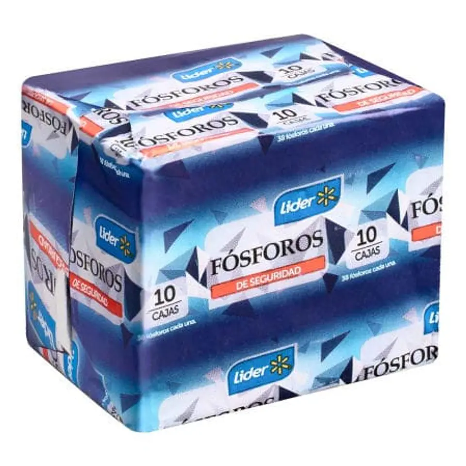 Fósforos de Seguridad Chicos Pack 10 Caja 10 Un Lider 1