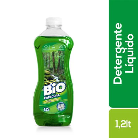 Detergente Líquido Bio Frescura Bosque Nativo Botella 1,2 L Bio Frescura
