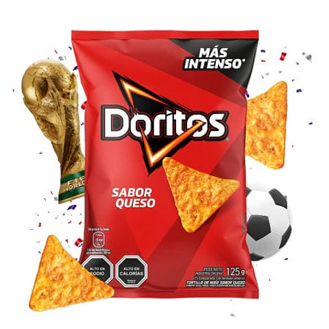 Tortilla de Maiz Doritos Sabor Queso 125 g Evercrisp