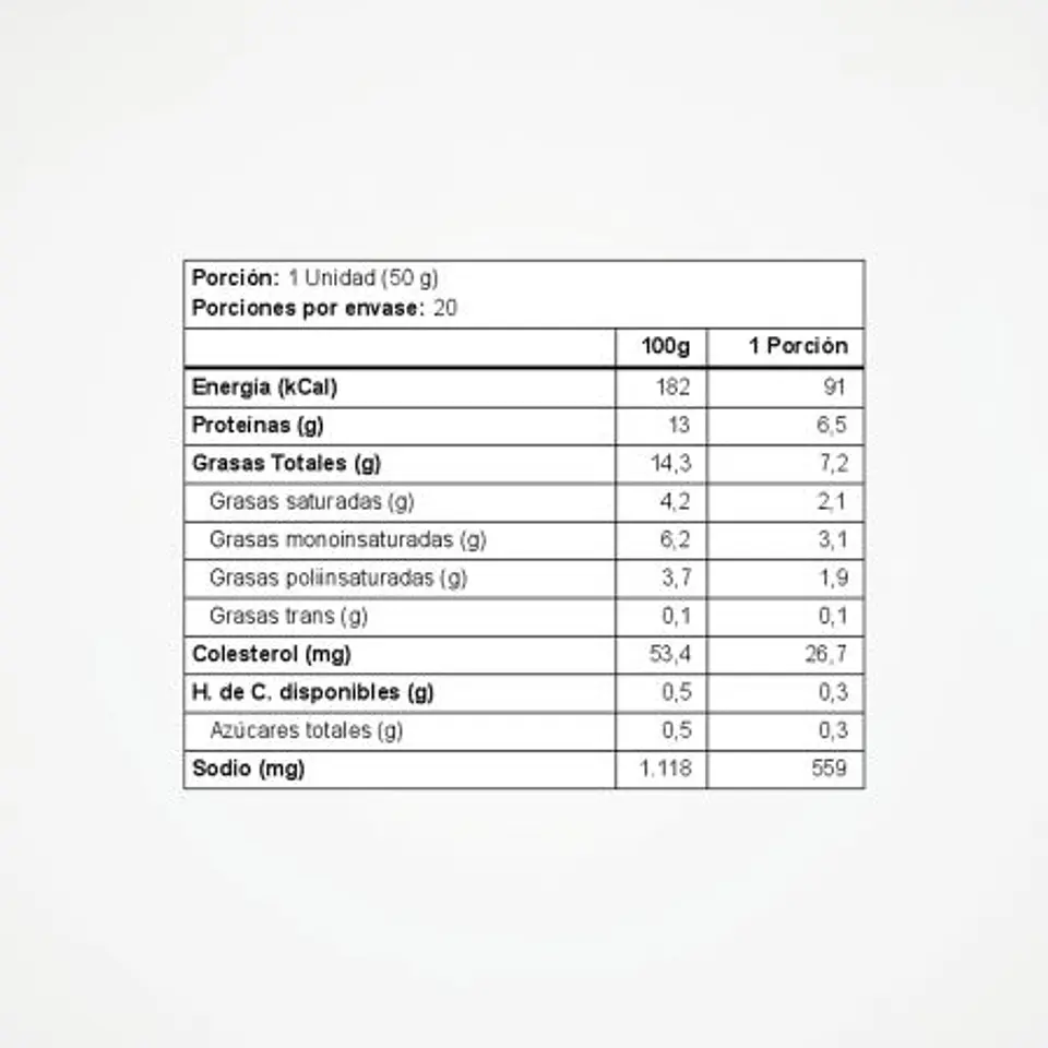 Salchicha Tradicional 20 Un 1 Kg Winter 2