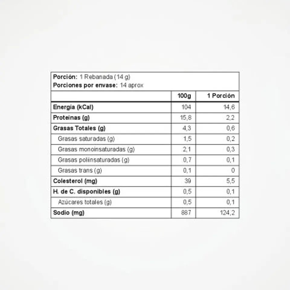Jamón de Cerdo Acaramelado 200 g San Jorge 2