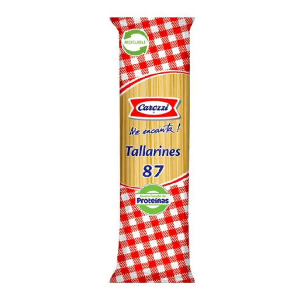 Manga de fideos carozzi 25 unidades de 400 gramos  2