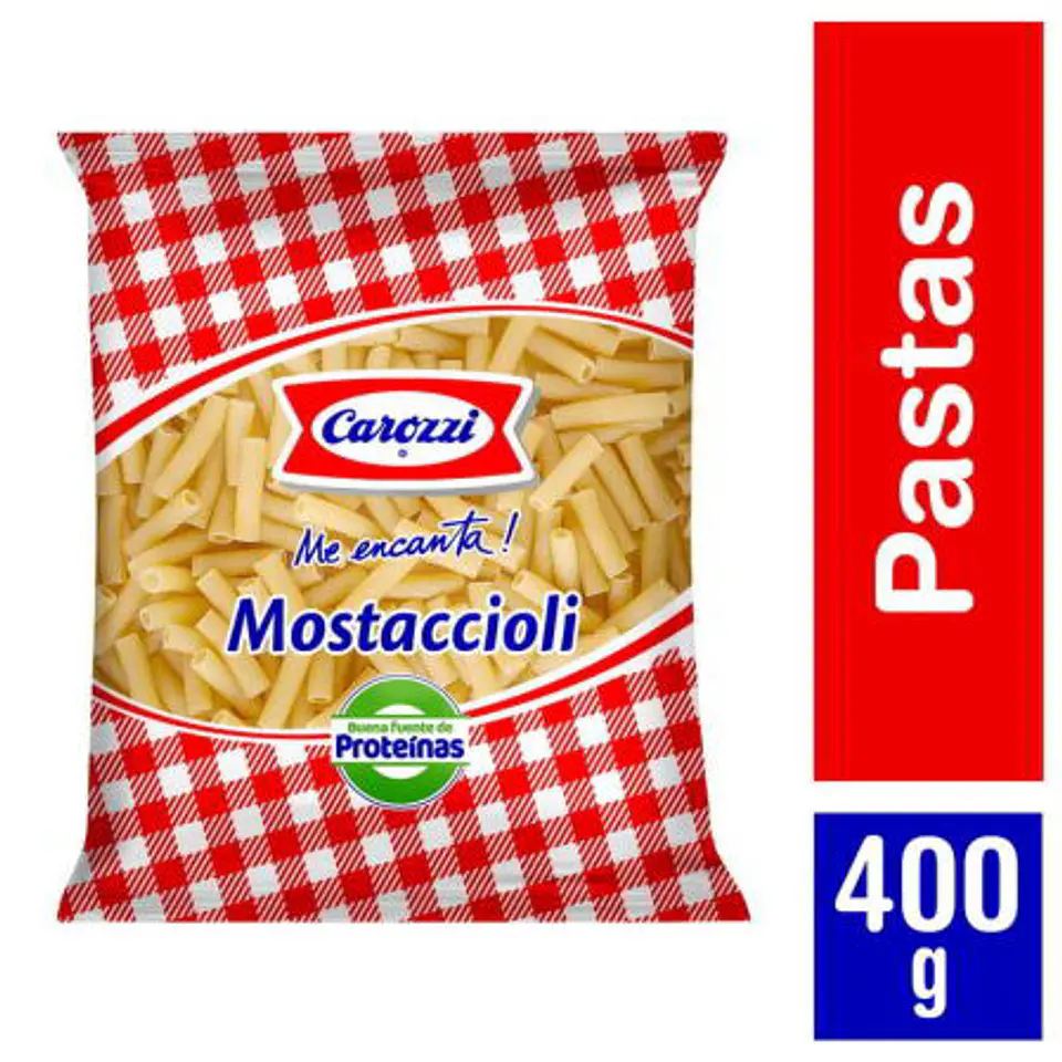 Manga de fideos carozzi 25 unidades de 400 gramos  5