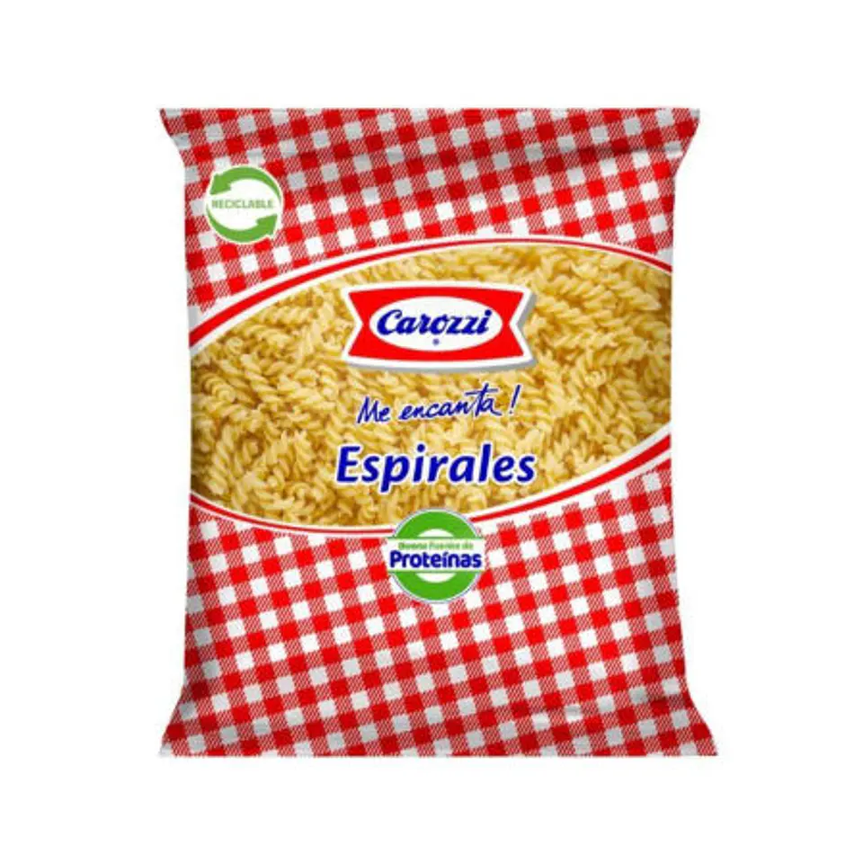 Manga de fideos carozzi 25 unidades de 400 gramos  7