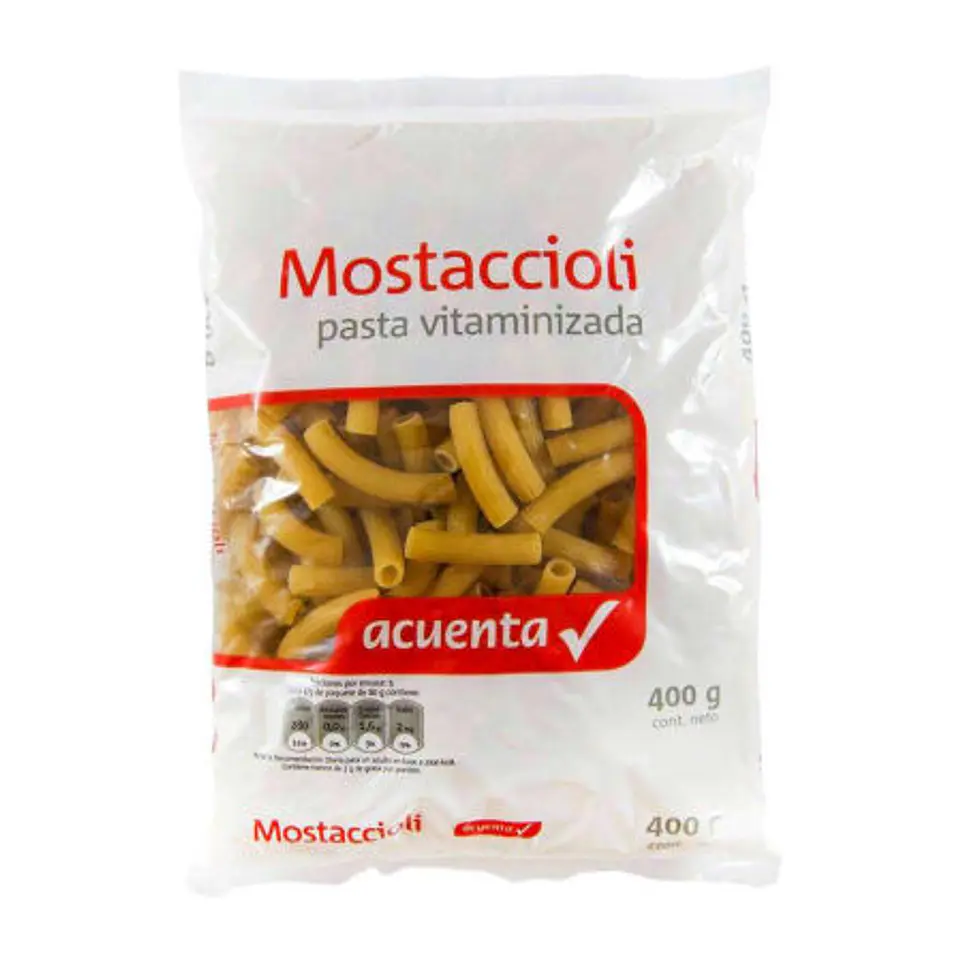 Manga de fideos acuenta 20 unidades de 400 gramos  6