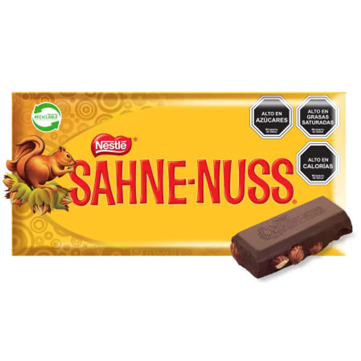 Chocolate con Almendras Barra 250 g Sahne Nuss 1