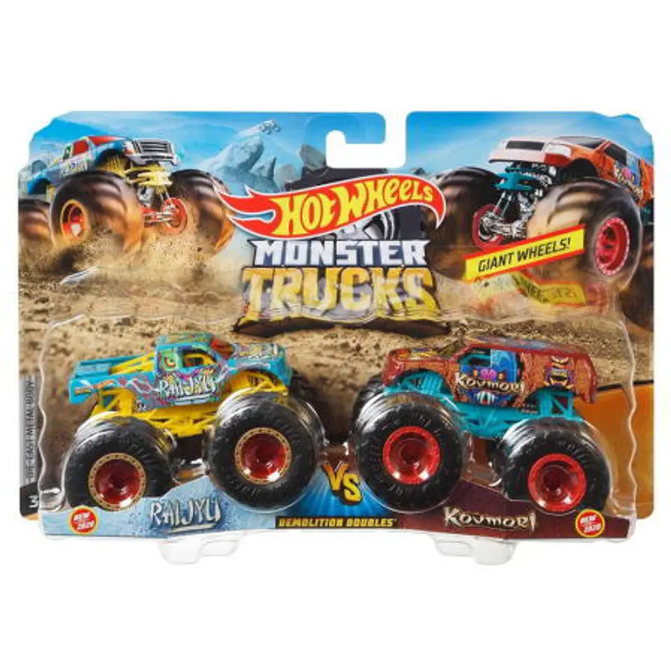 Monster Trucks Pack doble Escala 1.64 1 Un Hot Wheels / *Producto Surtido 1
