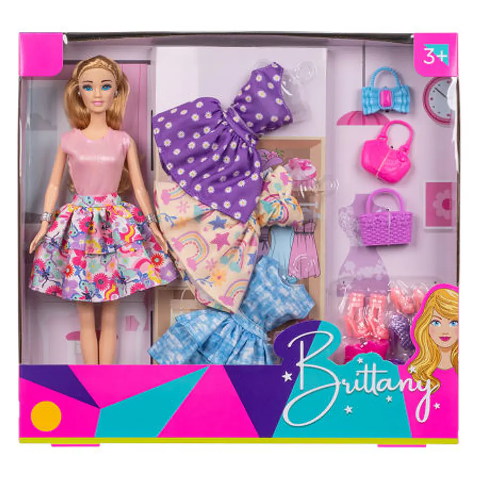 Muñeca Brittany Set de Vestidos - Surtido 1 Un Brittany 2