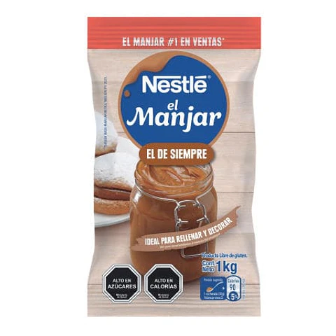 Manjar Tradicional Bolsa 1 Kg Nestle