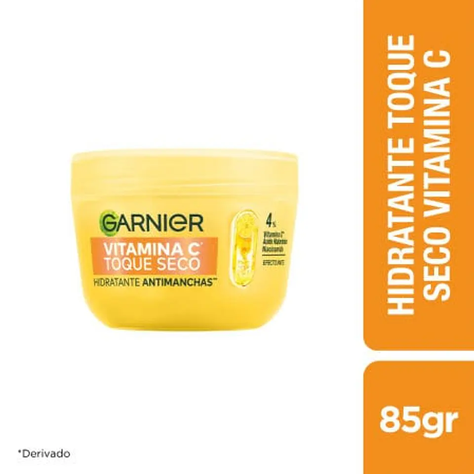 Crema Facial toque seco vitamina C 85 g Garnier 1