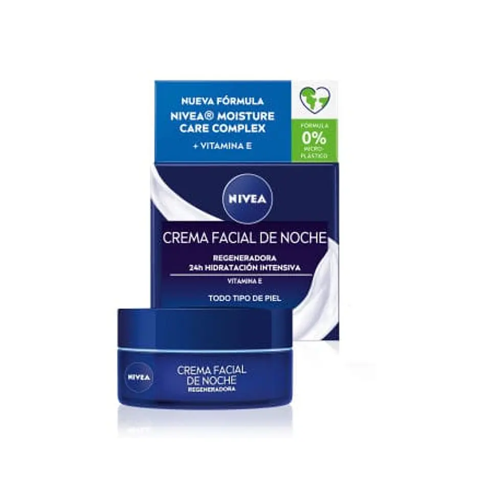 Crema Facial Hidratante Regeneradora Noche 50 ml Nivea 2
