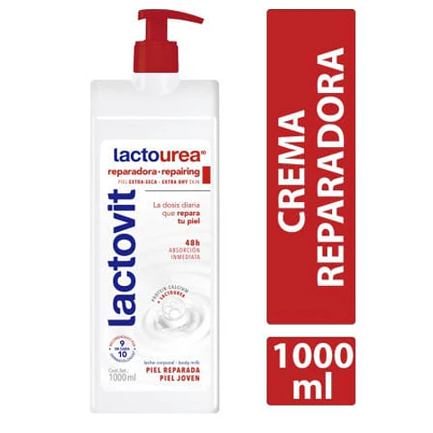 Crema Corporal Lacto Urea 1000 ml Lactovit