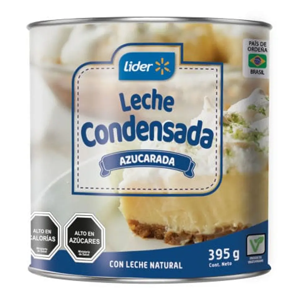 Leche Condensada Tarro 395 g Lider 2