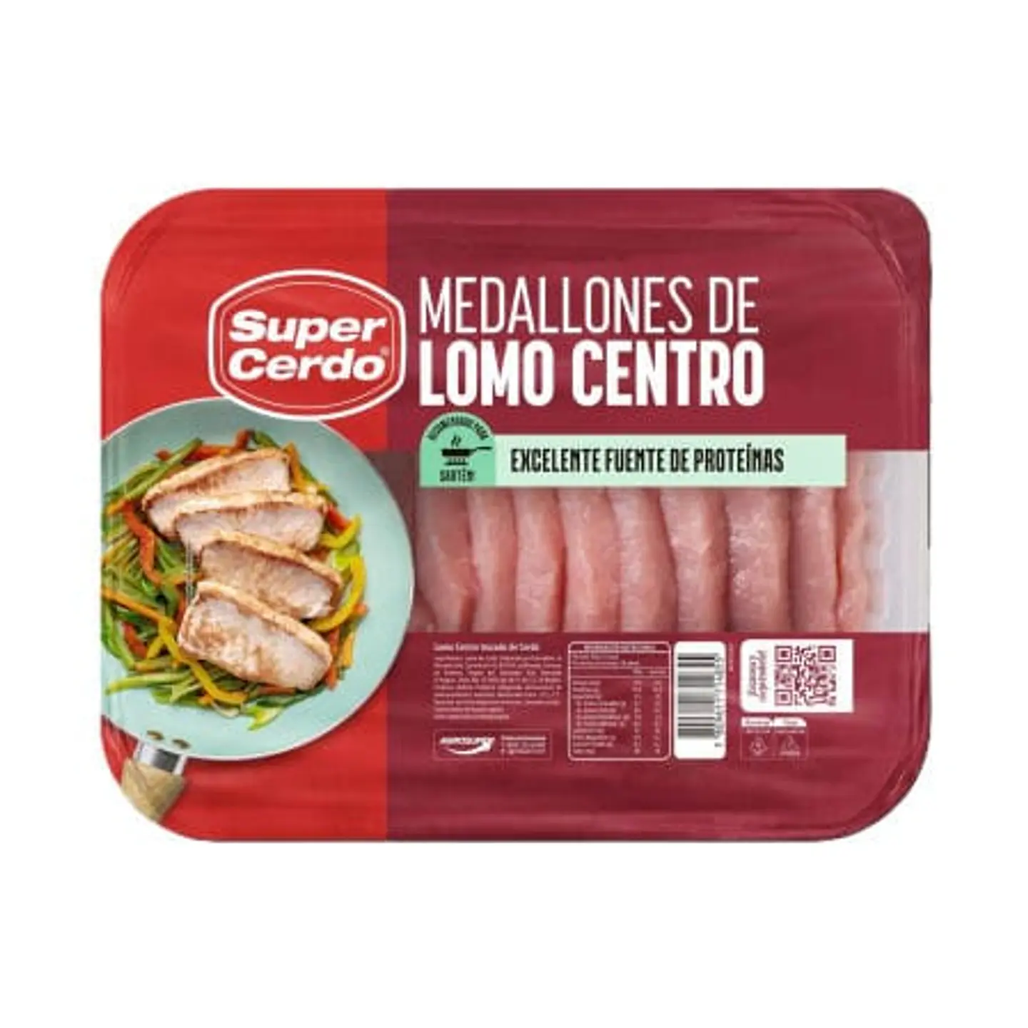 Lomo de Cerdo Centro Medallón 800 g Super Cerdo 1
