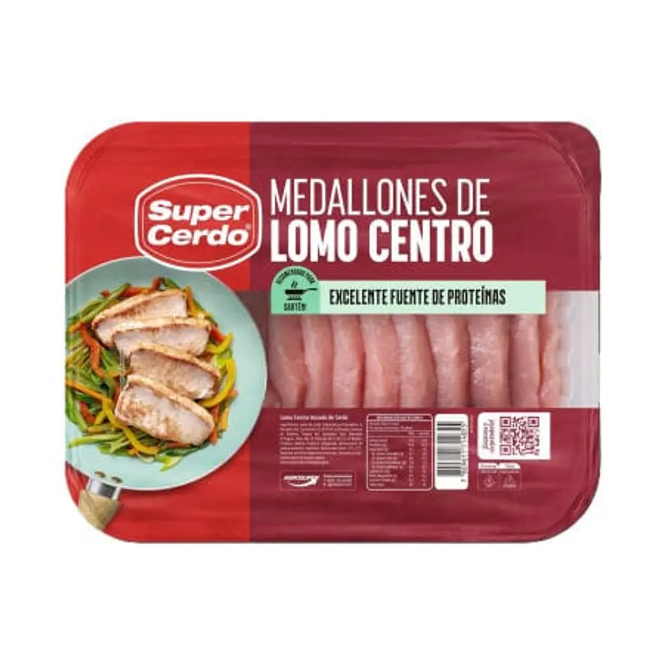 Lomo de Cerdo Centro Medallón 800 g Super Cerdo 1