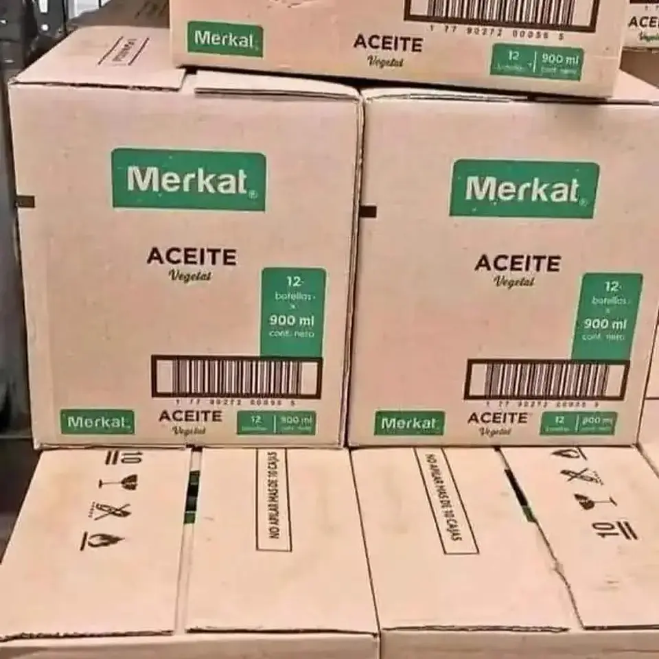 Caja de aceite merkat 12 unidades de 900 ML 2